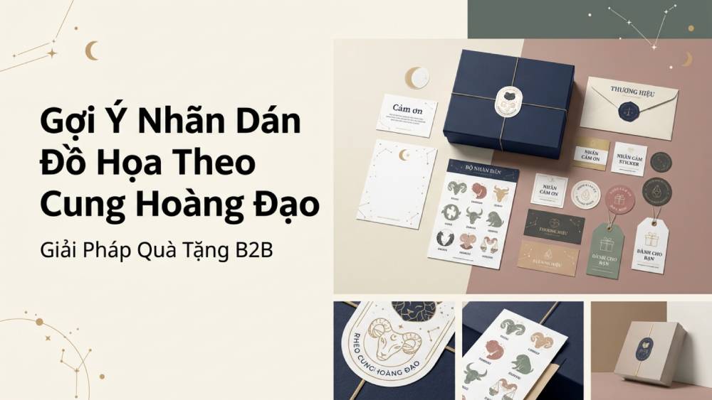 Gợi Ý Nhãn Dán Đồ Họa Theo Cung Hoàng Đạo Giải Pháp Quà Tặng B2B