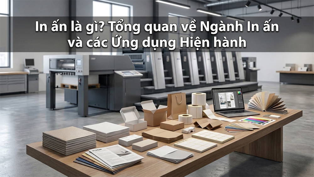 In Ấn Là Gì? Tổng Quan Ngành In Ấn Và Ứng Dụng Hiện Nay