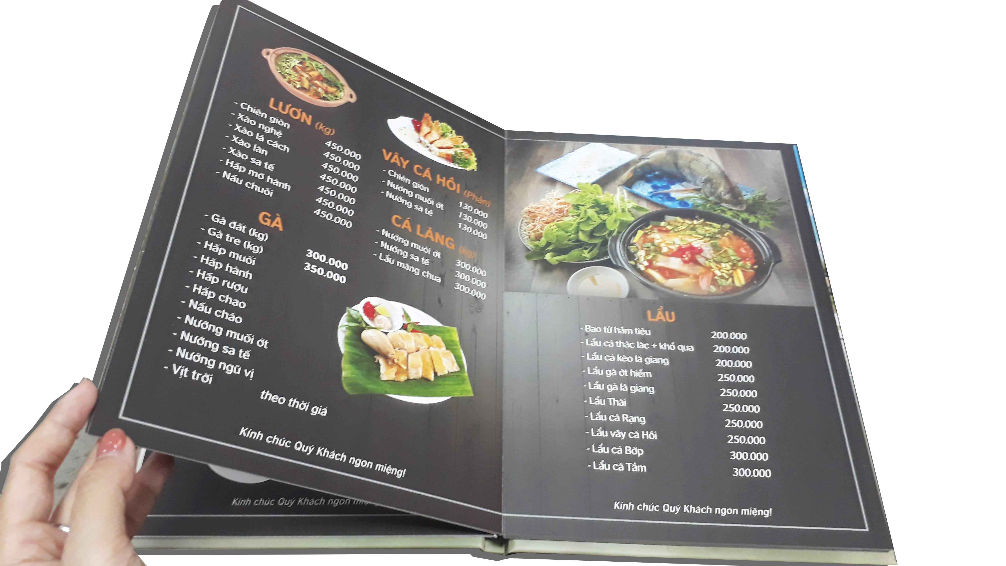 Bật mí 3 mẫu menu thực đơn đẹp, phổ biến nhất hiện nay