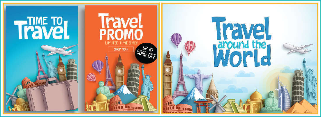 Khắc ghi thương hiệu công ty du lịch nhờ combo in ấn đồng bộ từ A-Z