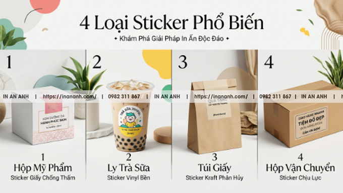 In Sticker là gì? Phân biệt 4 loại sticker Local Brand và Shop Online dùng