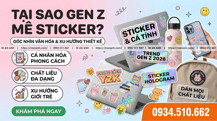 Tại Sao Gen Z Mê Sticker Đến Vậy Góc Nhìn Văn Hóa Và In Ấn