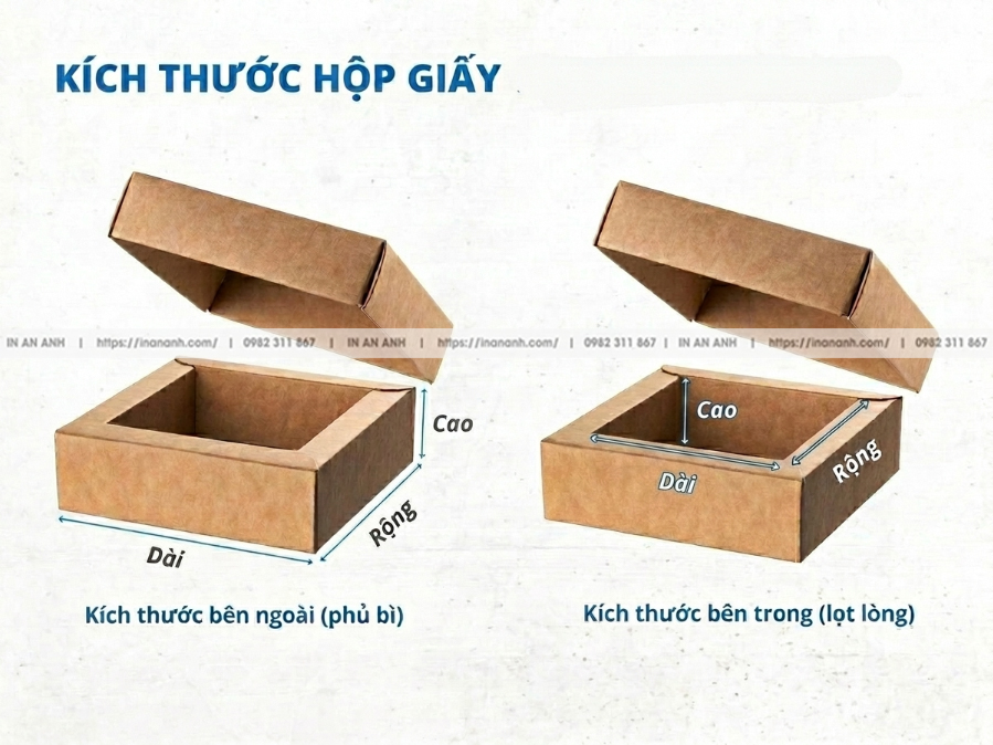 Kích Thước Hộp Carton: Cách Đo, Quy Cách Phổ Biến, Chọn Size Vừa Sản Phẩm