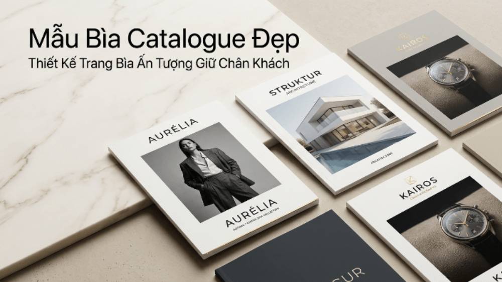Mẫu Bìa Catalogue Đẹp - Thiết Kế Trang Bìa Ấn Tượng Giữ Chân Khách