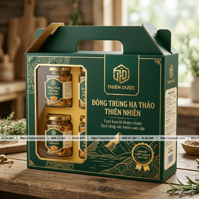 In Hộp Carton Bế Lỗ Cửa Sổ: Tạo Hình, Lỗ Thông Hơi, Tay Cầm Riêng
