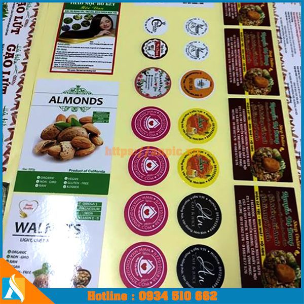 Giới thiệu bộ sưu tập mẫu tem nhãn decal giấy mới nhất