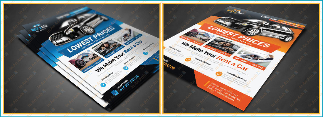 Bộ Sưu Tập Mẫu Tờ Rơi Quảng Cáo Dịch Vụ Mua Bán, Bảo Dưỡng Ô Tô