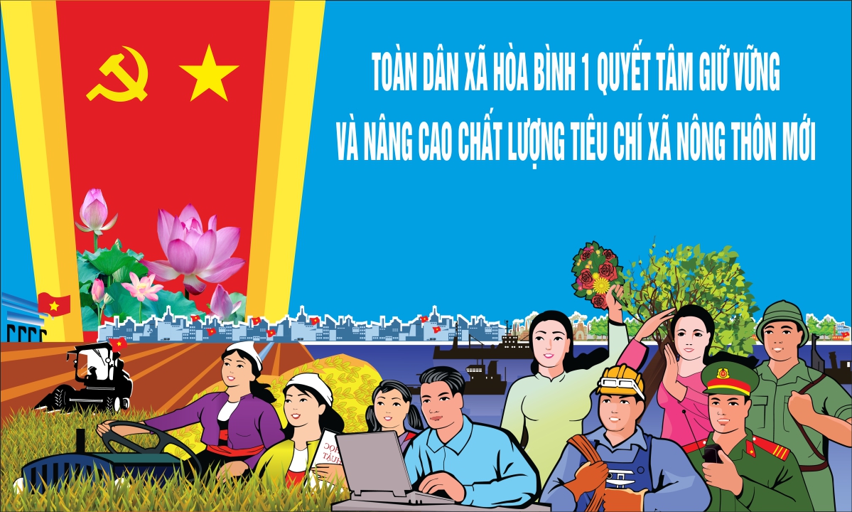 Pano Cổ Động Nông Thôn Vector Corel Miễn Phí Mới Nhất
