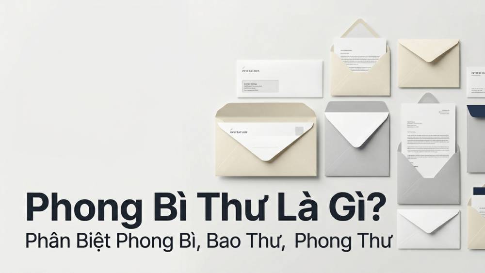 Phong Bì Thư Là Gì? Phân Biệt Phong Bì, Bao Thư, Phong Thư