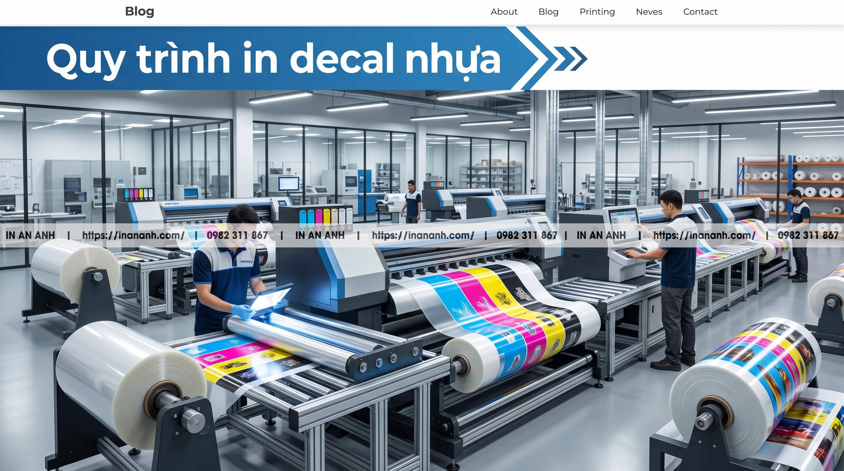Quy Trình In Decal Nhựa Tại Xưởng: 9 Bước Chuẩn