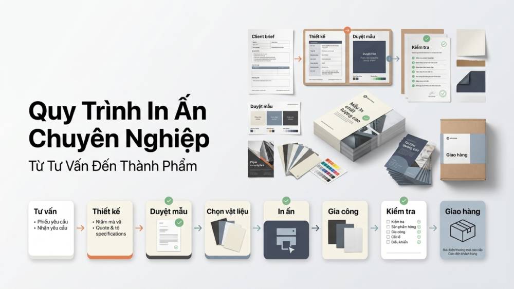 Quy Trình Triển Khai Dịch Vụ In Ấn Chuyên Nghiệp Từ A Đến Z