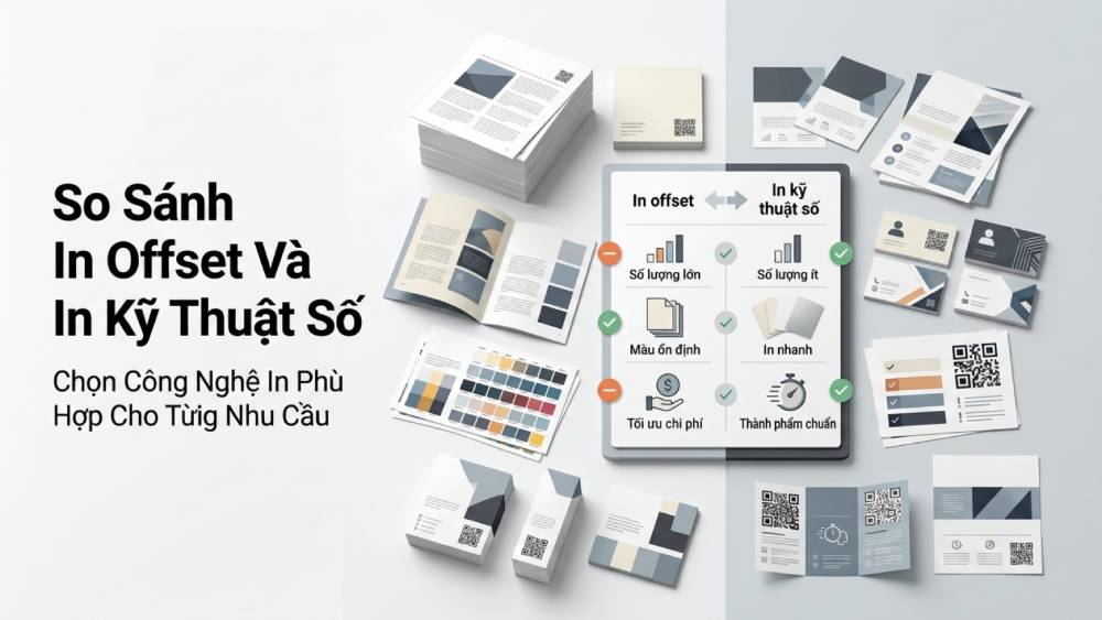 So Sánh In Offset Và In Kỹ Thuật Số Chi Tiết Nhất