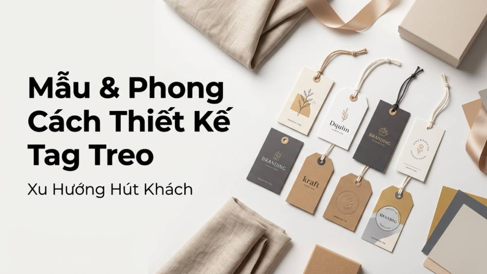Mẫu & Phong Cách Thiết Kế Tag Treo, Thẻ Bài Đẹp - Xu Hướng Hút Khách