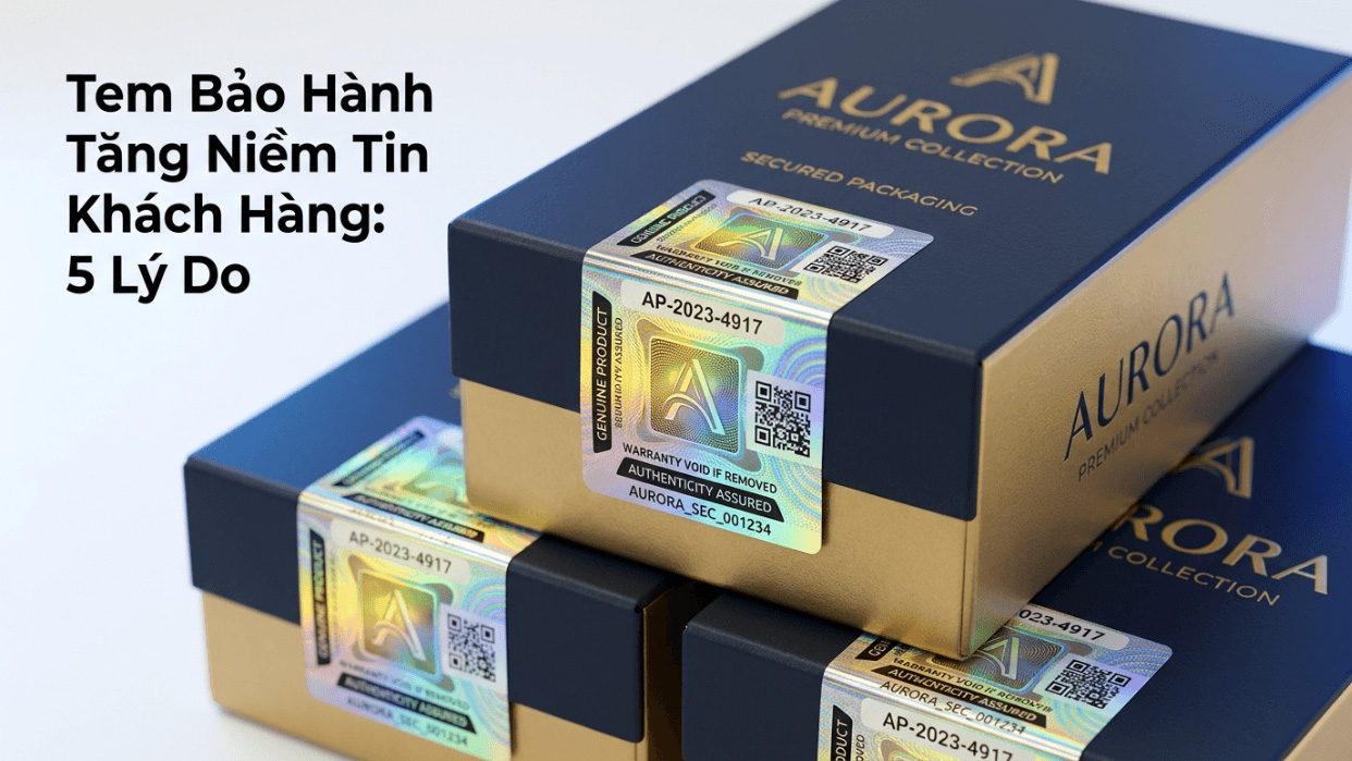 Tem Bảo Hành Tăng Niềm Tin Khách Hàng: 5 Lý Do