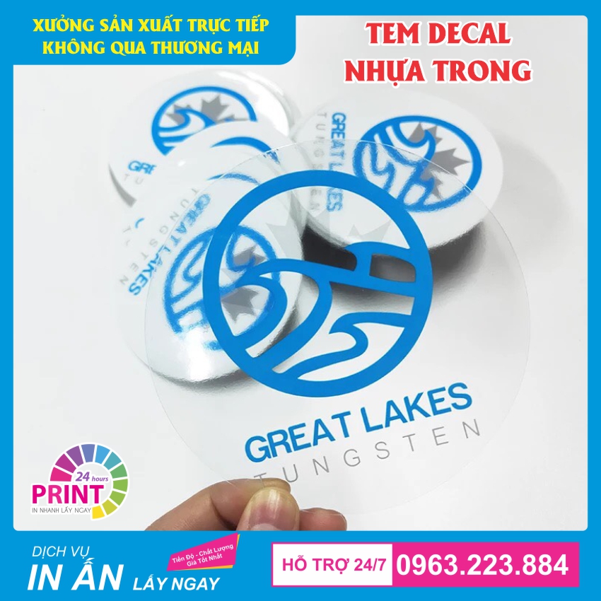 Lời khuyên hữu ích khi thiết kế tem nhãn decal trong