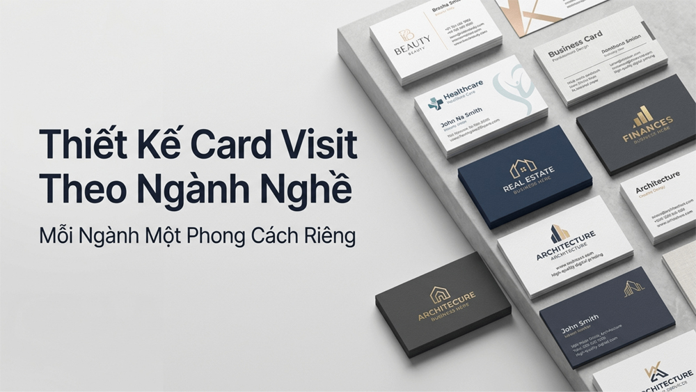 Thiết Kế Card Visit Theo Ngành Nghề - Mỗi Ngành Một Phong Cách Riêng