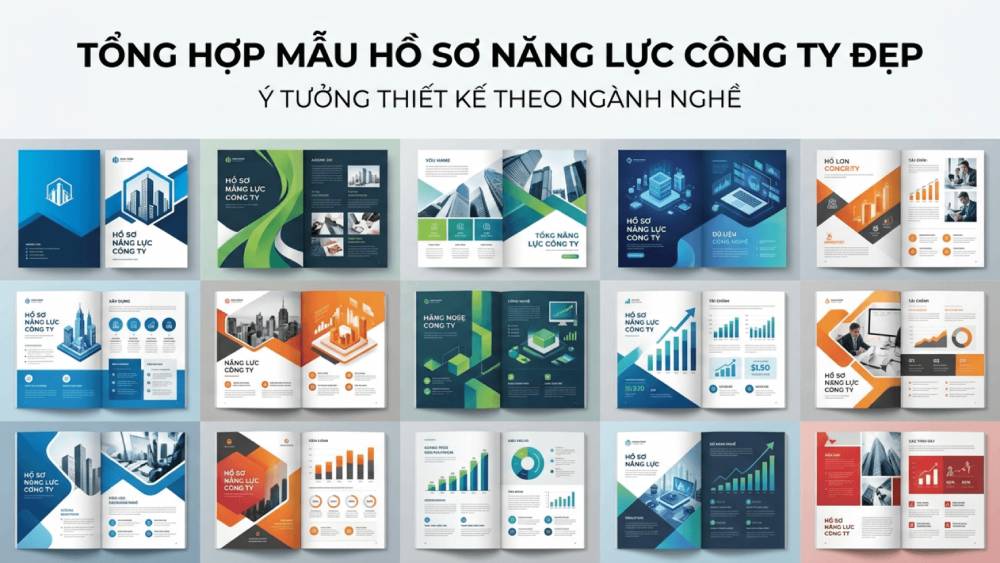 Tổng Hợp Mẫu Hồ Sơ Năng Lực, Profile Đẹp - Ý Tưởng Thiết Kế Theo Ngành