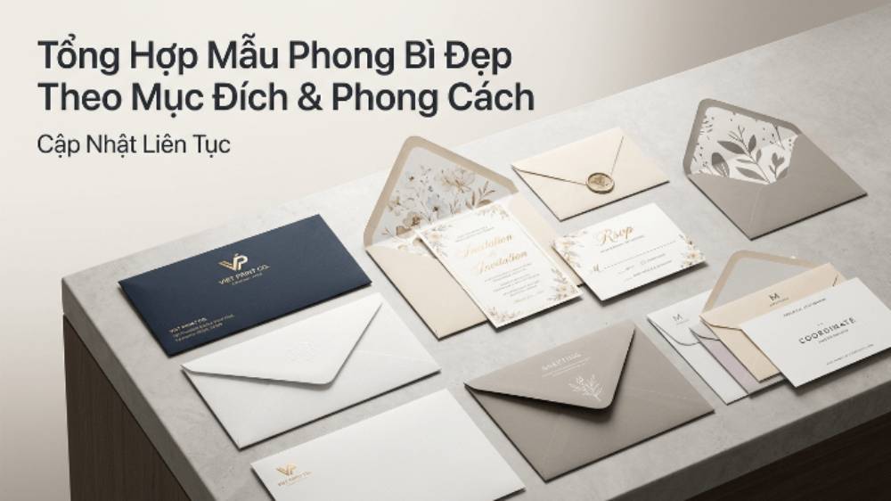 Tổng Hợp Mẫu Phong Bì Đẹp Theo Mục Đích & Phong Cách - Cập Nhật Liên Tục