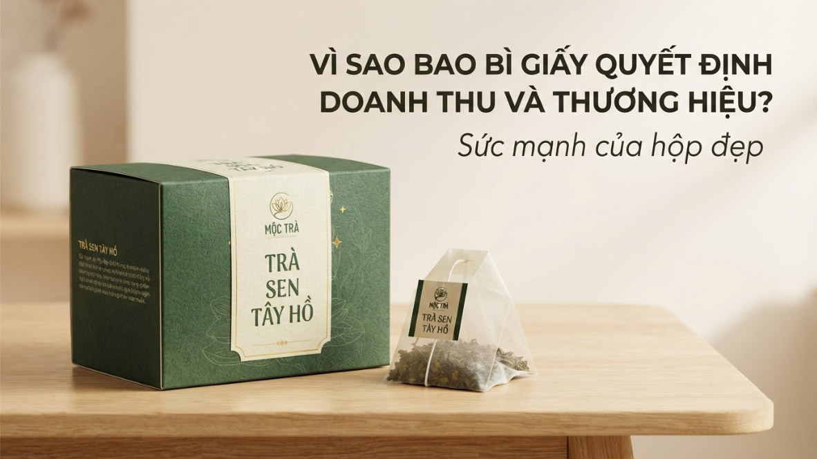 Vì Sao Bao Bì Giấy Quyết Định Doanh Thu & Thương Hiệu? Sức Mạnh Của Hộp Đẹp