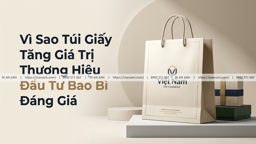 Vì Sao Túi Giấy Tăng Giá Trị Thương Hiệu - Đầu Tư Bao Bì Đáng Giá