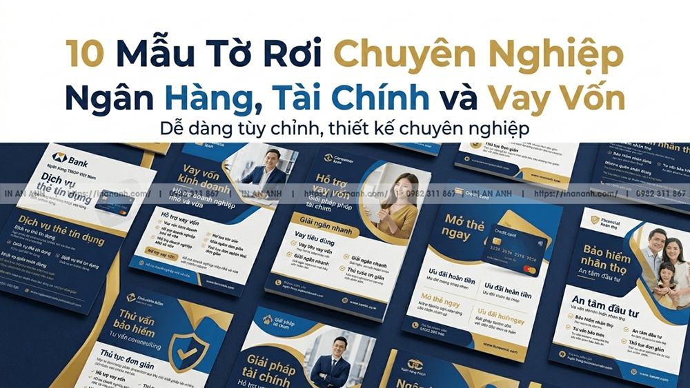 10 Mẫu Tờ Rơi Ngân Hàng, Tài Chính, Cho Vay Chuyên Nghiệp