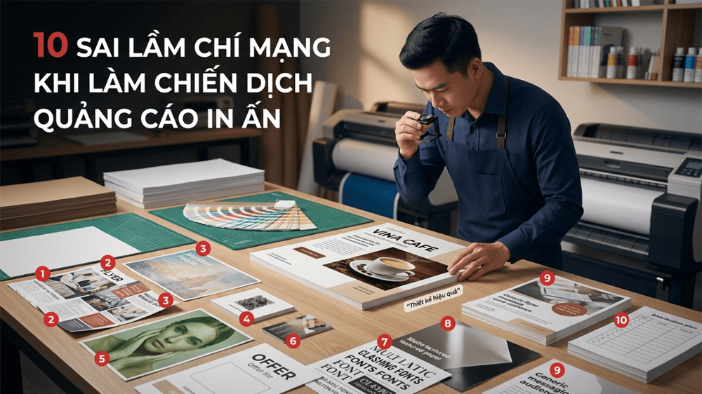 10 Sai Lầm Chí Mạng Khi Làm Chiến Dịch Quảng Cáo In Ấn