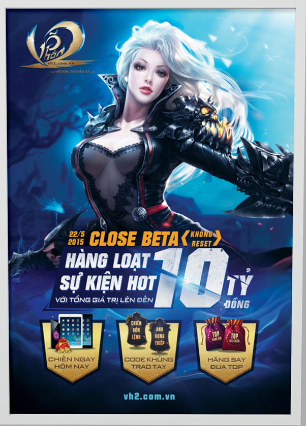 In poster game sống động tại nhà in Anpic