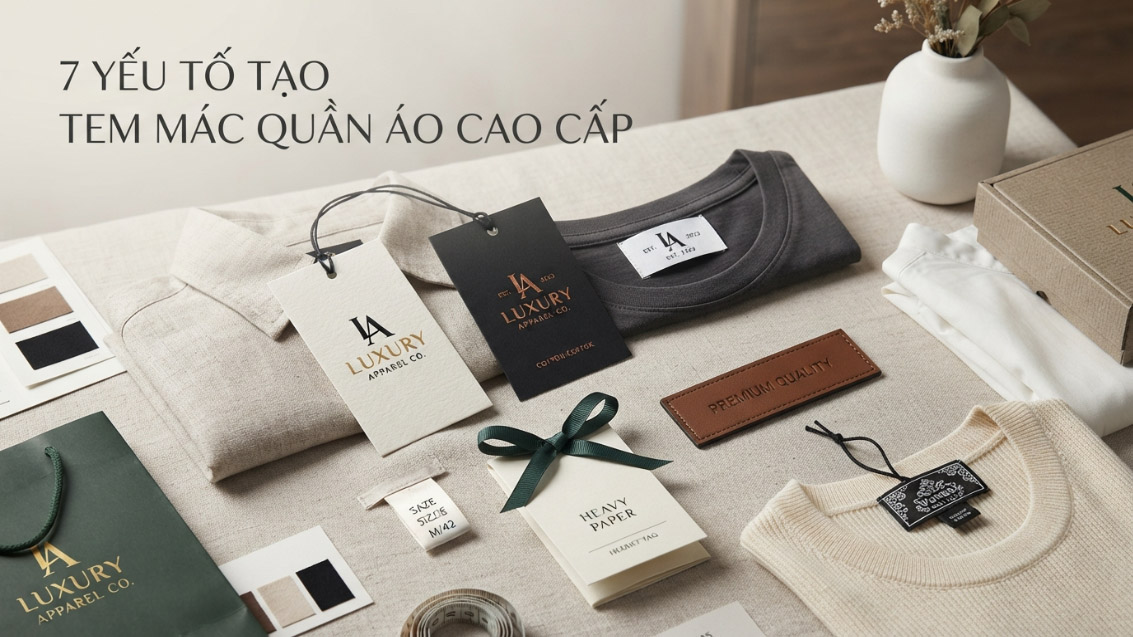 7 Yếu Tố Tạo Tem Mác Quần Áo Cao Cấp