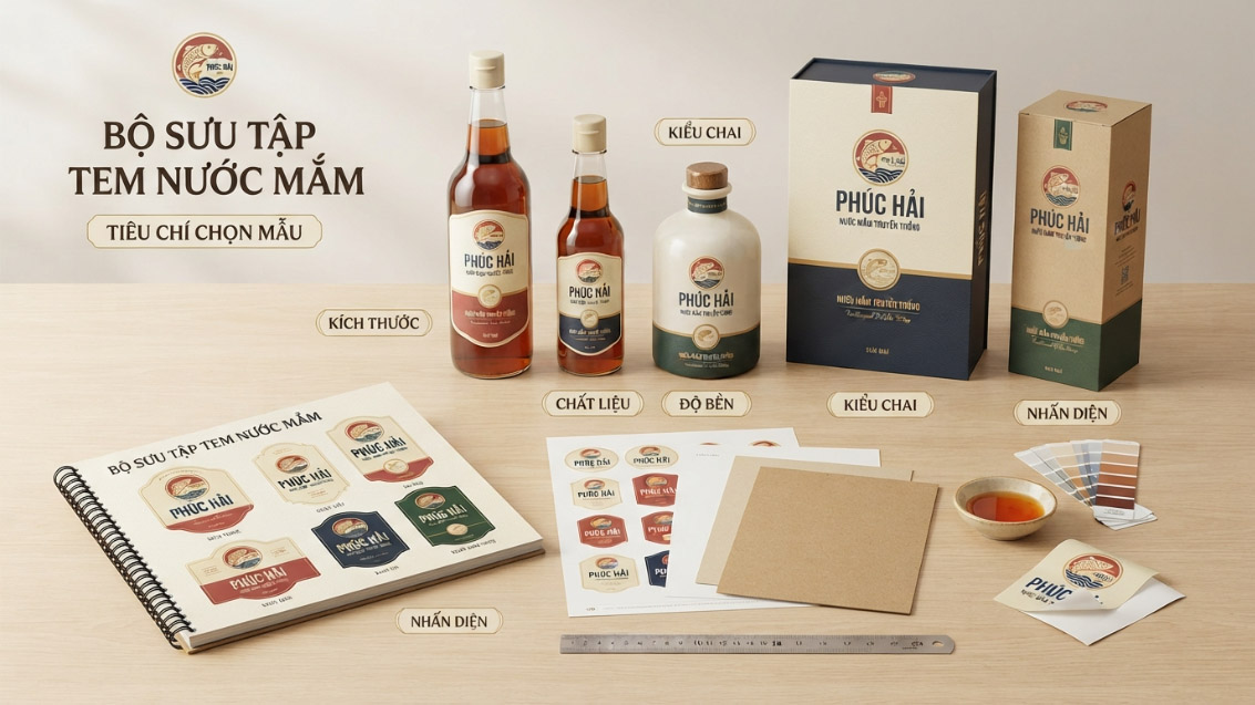 99+ Mẫu Tem Chai Nước Mắm Truyền Thống 2026 — giới thiệu bộ sưu tập và tiêu chí chọn mẫu