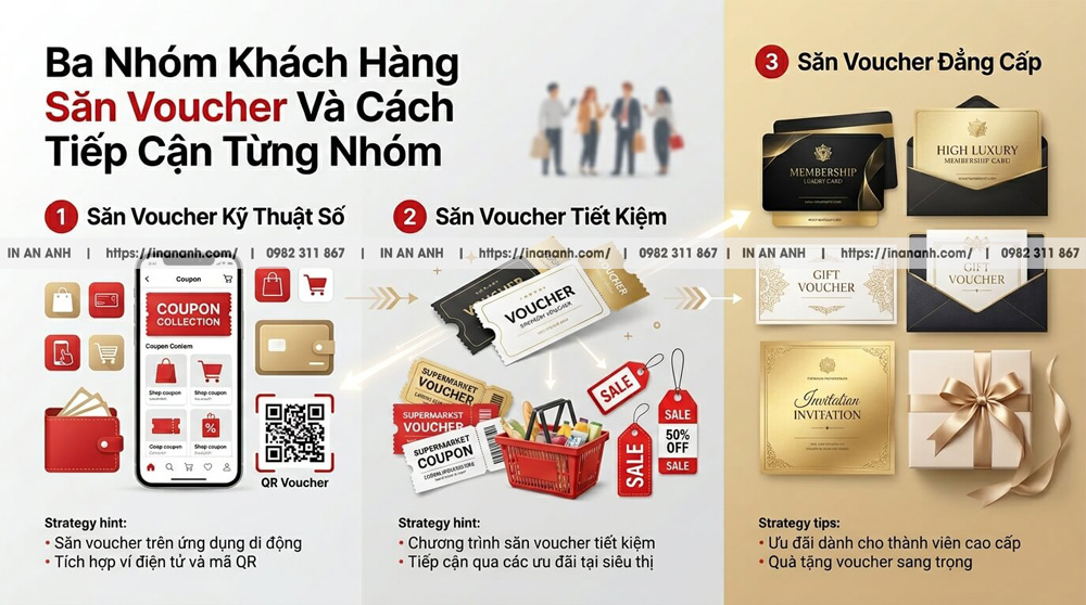 Ba Nhóm Khách Hàng Săn Voucher Và Cách Tiếp Cận Từng Nhóm