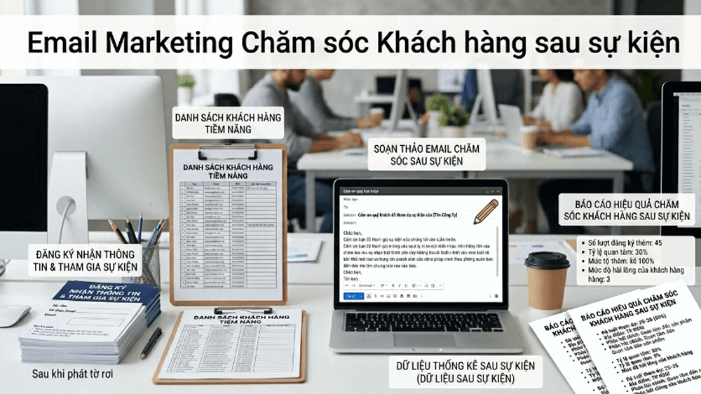 Bám Đuổi Bằng Email Marketing Sau Sự Kiện Offline