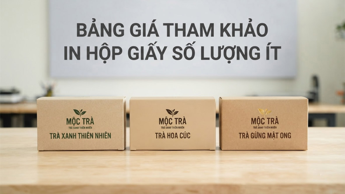 Bảng Giá Tham Khảo In Hộp Giấy Số Lượng Ít