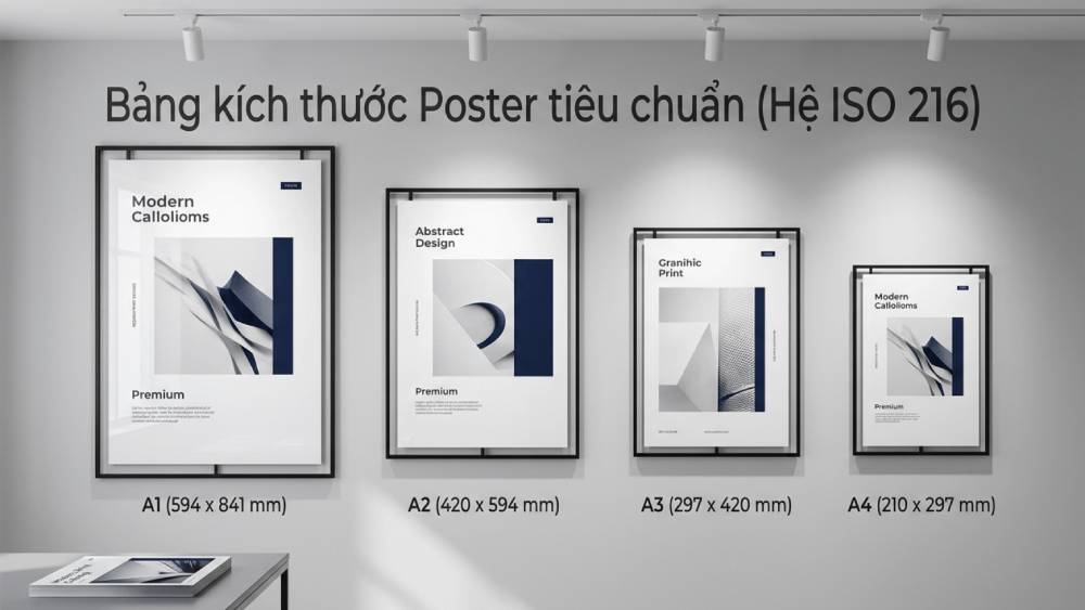 Bảng Kích Thước Poster Tiêu Chuẩn Hệ ISO 216