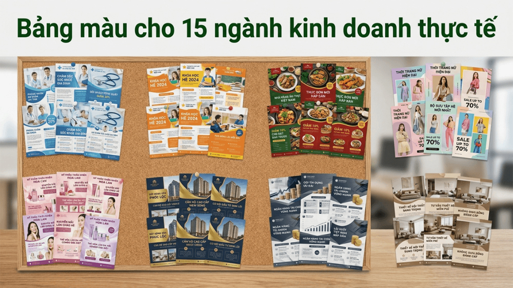 Bảng Màu Theo 15 Ngành Nghề Kinh Doanh Thực Chiến