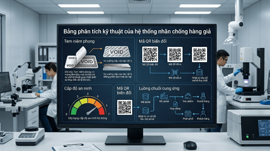 Danh Sách Kiểm Tra Chất Lượng Tem Trước Khi Xuất Xưởng
