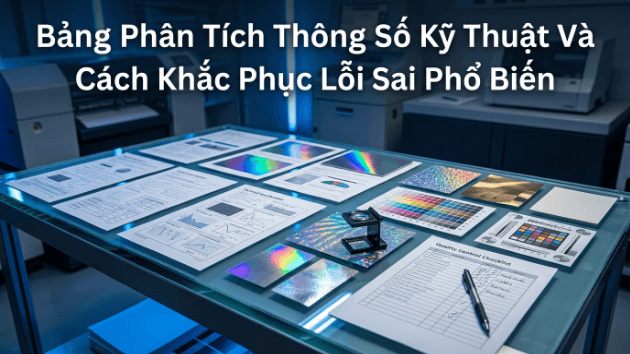 Bảng Phân Tích Thông Số Kỹ Thuật Và Cách Khắc Phục Lỗi Sai Phổ Biến