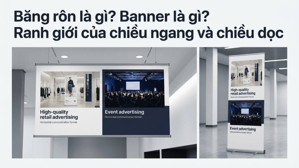 Băng Rôn Là Gì? Banner Là Gì? Ranh Giới Của Chiều Ngang Và Chiều Dọc