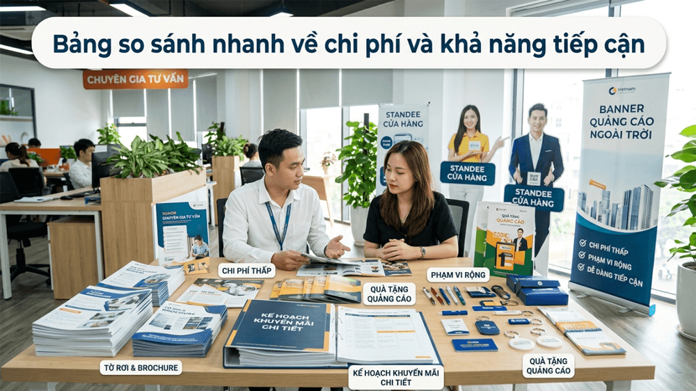 Bảng So Sánh Nhanh Chi Phí Và Khả Năng Tiếp Cận