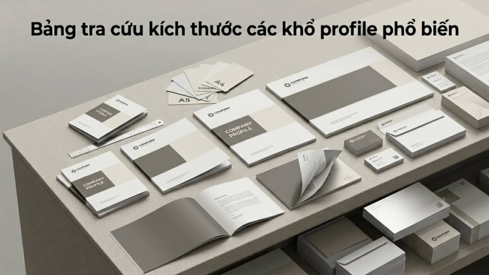 Bảng Tra Cứu Kích Thước Các Khổ Profile Phổ Biến