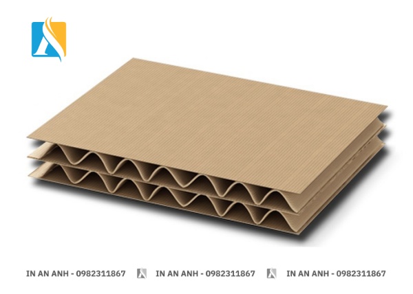 Bao bì carton có lõi giấy dạng sóng