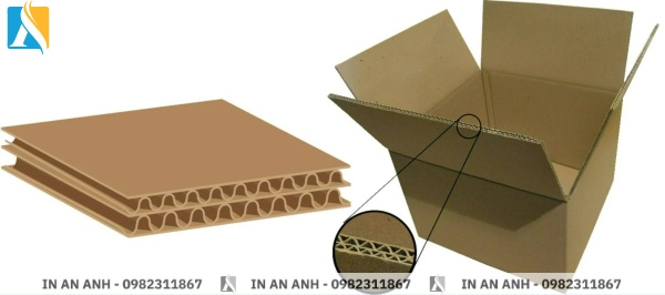 Bao bì carton 5 lớp được sử dụng cho đồ vật nặng