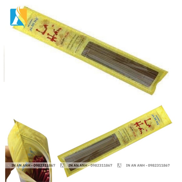 Bao bì zip đựng nhang tiện lợi
