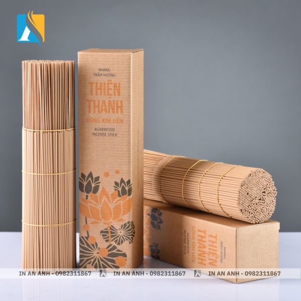Hộp carton đựng nhang trầm cao cấp dành cho xuất khẩu