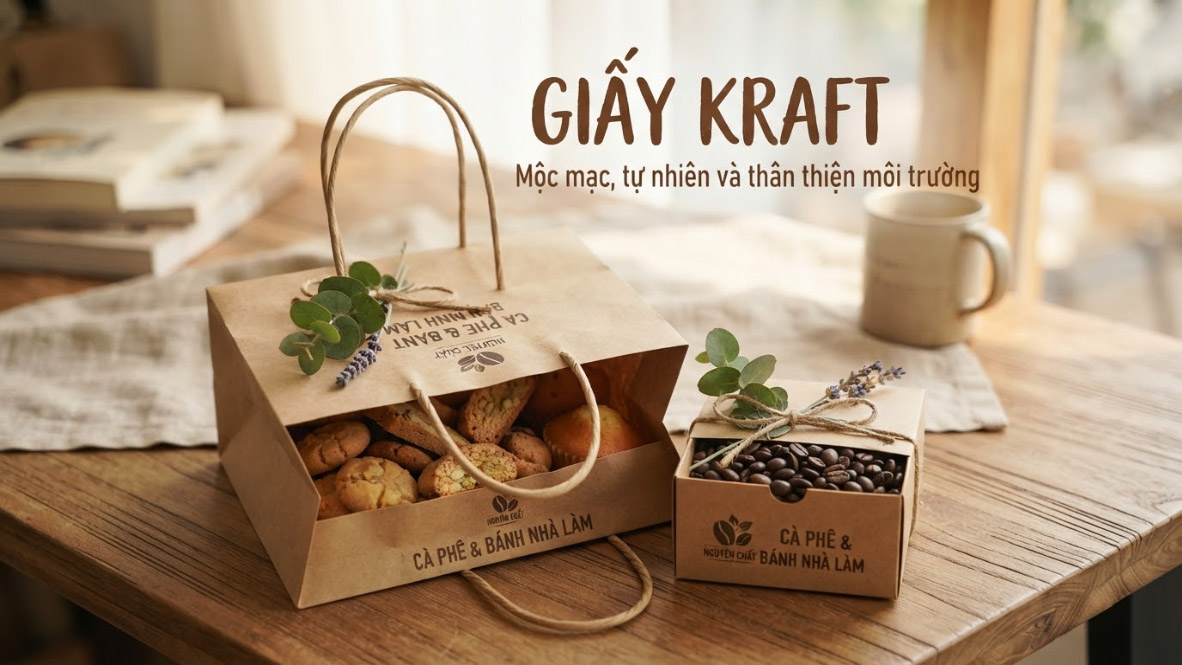 Bao Bì Giấy Kraft Thân Thiện Môi Trường