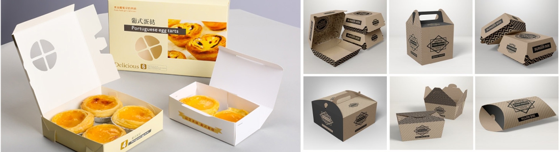 hộp giấy, bao bì giấy đựng thức ăn, đựng thực phẩm