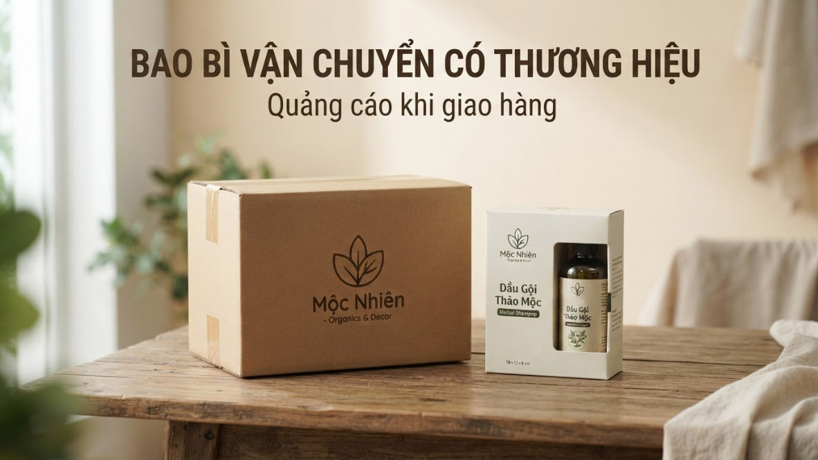 Bao Bì Vận Chuyển Có Thương Hiệu - Quảng Cáo Khi Giao Hàng