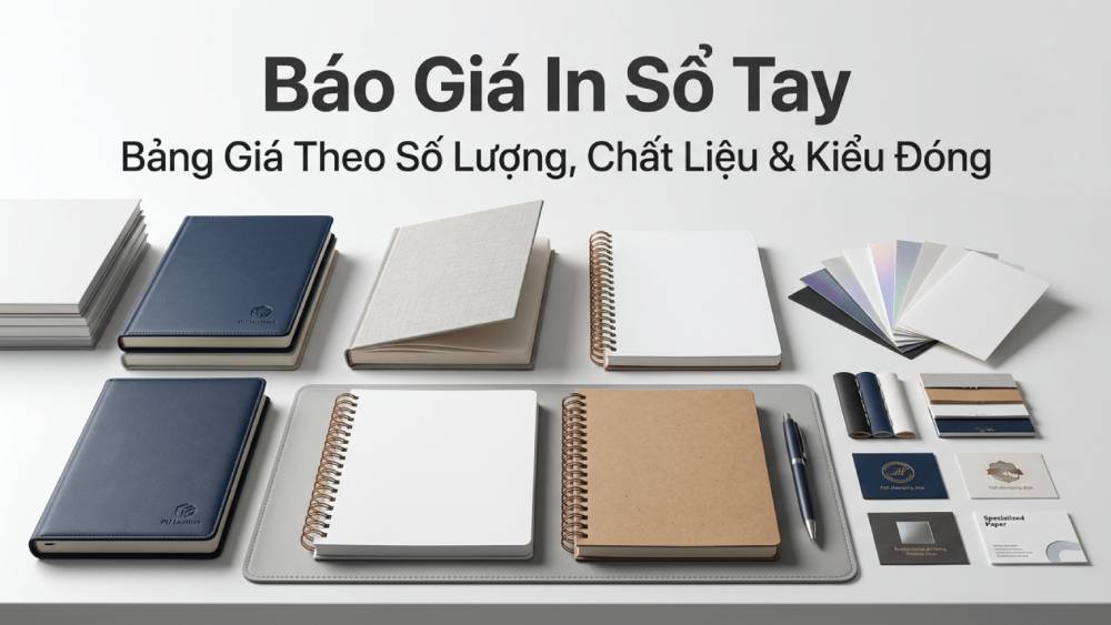 Báo Giá In Sổ Tay: Bảng Giá Theo Số Lượng, Chất Liệu Và Kiểu Đóng