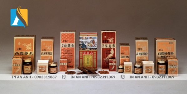 Các mẫu hộp đựng sâm Hàn Quốc đa dạng kích thước