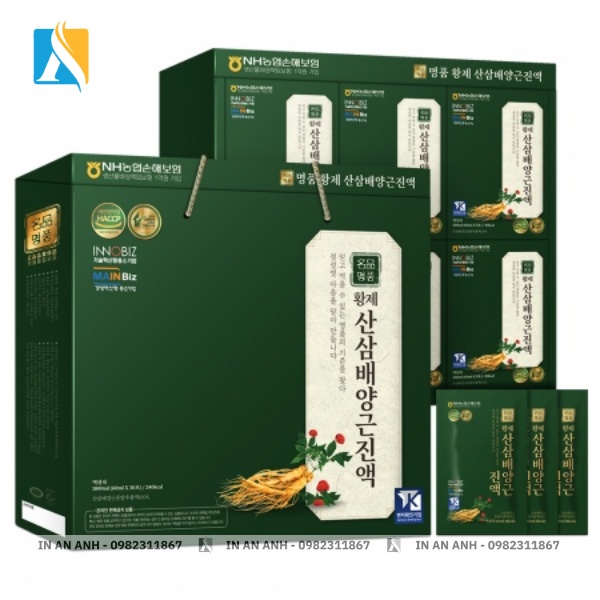 Hộp đựng hồng sâm Hàn Quốc sang trọng dùng để làm quà tặng
