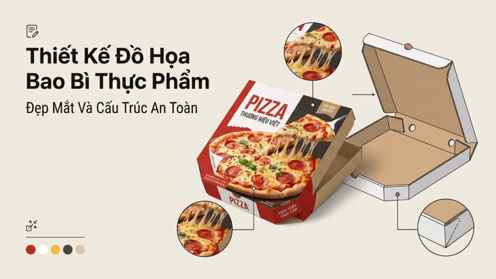 Bí Quyết Thiết Kế Đồ Họa Bao Bì Thực Phẩm Và Kỹ Thuật Cấu Trúc An Toàn